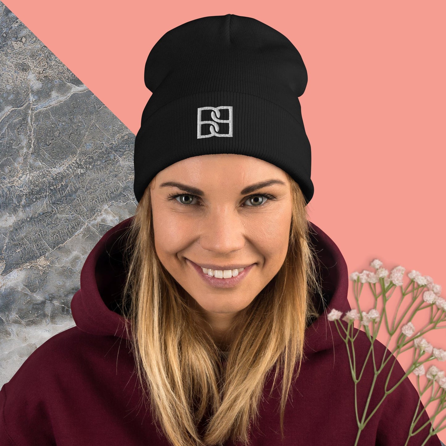 Embroidered Beanie